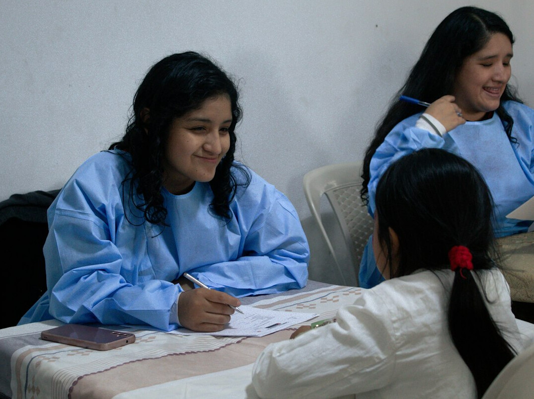 nurse training session