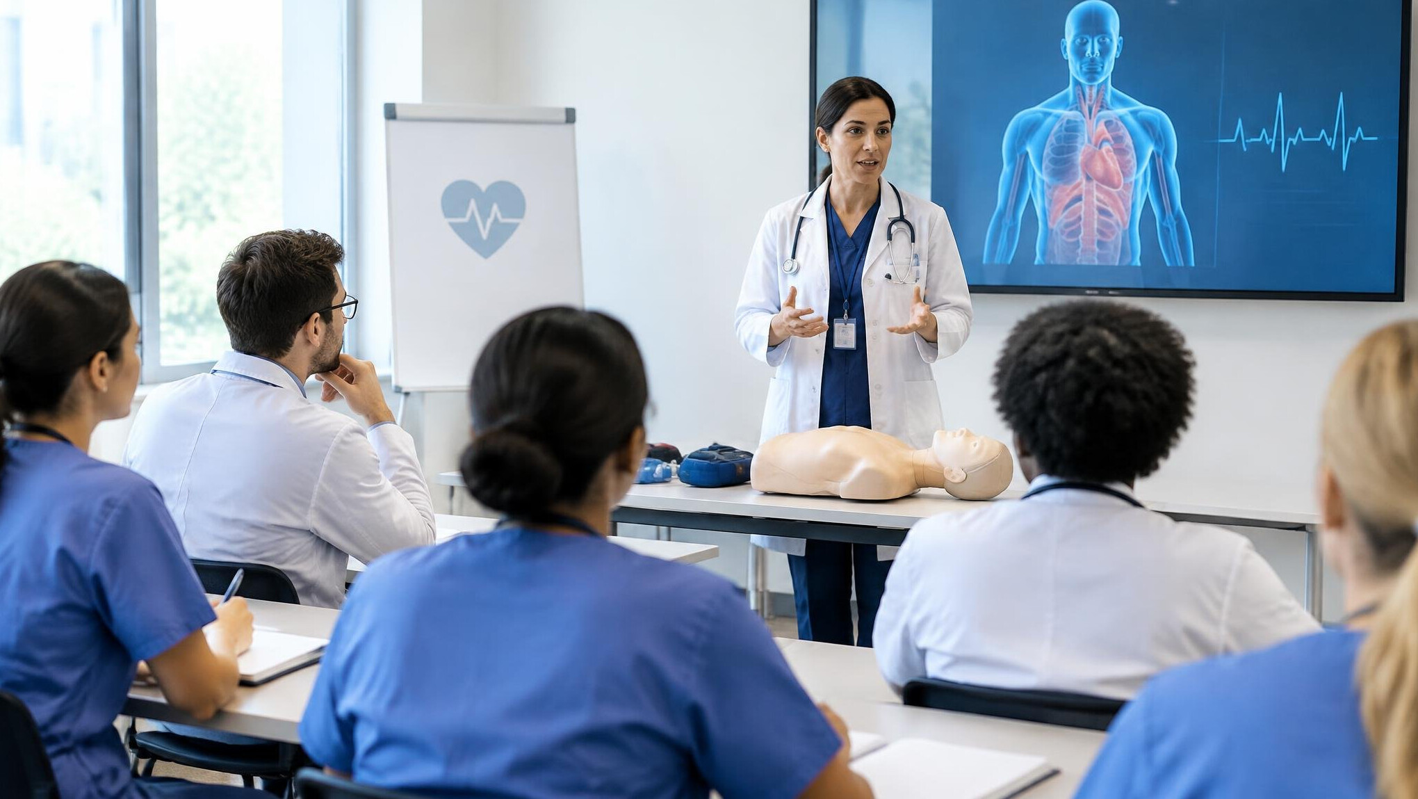 healthcare training session